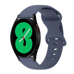20mm バタフライバックル 単色シリコンウォッチバンド、Samsung Galaxy Watch 4 44mm用、Samsung Galaxy Watch 4 Classic 46mm用、Samsung Galaxy Watch 4 Classic 42mm用、Samsung Galaxy Watch Active 2用