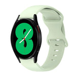 20mm バタフライバックル 単色シリコンウォッチバンド、Samsung Galaxy Watch 4 44mm用、Samsung Galaxy Watch 4 Classic 46mm用、Samsung Galaxy Watch 4 Classic 42mm用、Samsung Galaxy Watch Active 2用