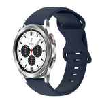 20mm バタフライバックル 単色シリコンウォッチバンド、Samsung Galaxy Watch 4 44mm用、Samsung Galaxy Watch 4 Classic 46mm用、Samsung Galaxy Watch 4 Classic 42mm用、Samsung Galaxy Watch Active 2用