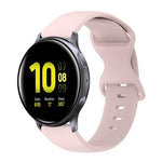 20mm バタフライバックル 単色シリコンウォッチバンド、Samsung Galaxy Watch 4 44mm用、Samsung Galaxy Watch 4 Classic 46mm用、Samsung Galaxy Watch 4 Classic 42mm用、Samsung Galaxy Watch Active 2用