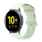 20mm バタフライバックル 単色シリコンウォッチバンド、Samsung Galaxy Watch 4 44mm用、Samsung Galaxy Watch 4 Classic 46mm用、Samsung Galaxy Watch 4 Classic 42mm用、Samsung Galaxy Watch Active 2用