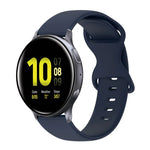 20mm バタフライバックル 単色シリコンウォッチバンド、Samsung Galaxy Watch 4 44mm用、Samsung Galaxy Watch 4 Classic 46mm用、Samsung Galaxy Watch 4 Classic 42mm用、Samsung Galaxy Watch Active 2用