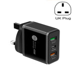 45W PD3.0 + 2ポート QC3.0 USB マルチポート急速充電器、UKプラグ、UKプラグ