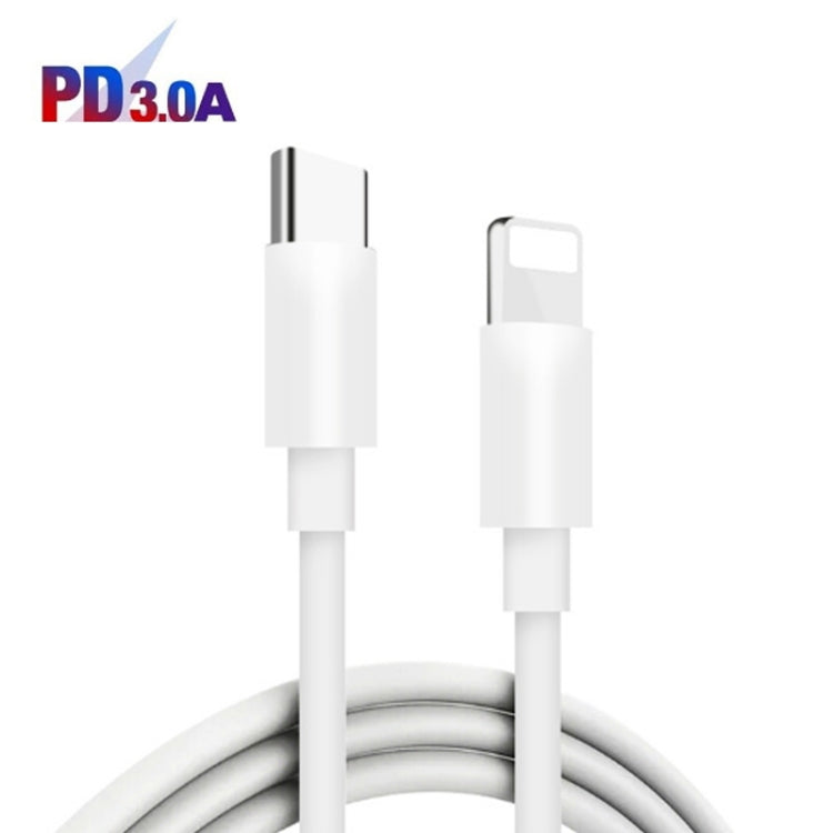 45W PD3.0 + 2ポート QC3.0 USB マルチポート充電器 Type-C to 8ピンケーブル付き、EUプラグ、EUプラグ + Type-C to 8ピンケーブル