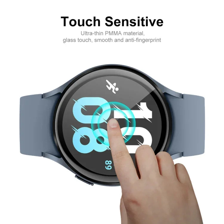 Samsung Galaxy Watch5 44mm用 ENKAY 3Dフルカバレッジ PC＋PMMA HDスクリーンプロテクターフィルム、1枚、2枚、5枚、10枚