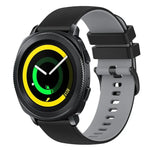 20mm チェッカードツートンシリコンウォッチバンド、Samsung Gear Sport用、Samsung Gear S2 Classic用