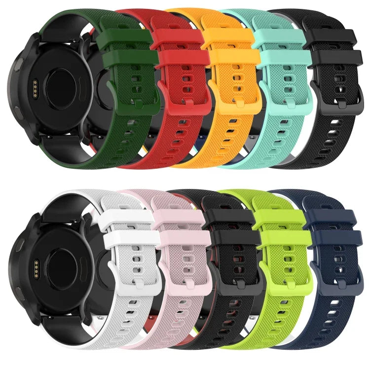 20mm チェッカードツートンシリコンウォッチバンド、Samsung Gear Sport用、Samsung Gear S2 Classic用