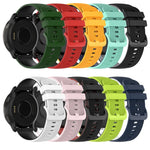 22mm チェッカードツートンシリコンウォッチバンド、Samsung Galaxy Watch3 45mm用、Samsung Galaxy Watch 46mm用、Samsung Gear S3 Classic用、Samsung Gear S3 Frontier用