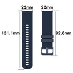 22mm チェッカードツートンシリコンウォッチバンド、Samsung Galaxy Watch3 45mm用、Samsung Galaxy Watch 46mm用、Samsung Gear S3 Classic用、Samsung Gear S3 Frontier用