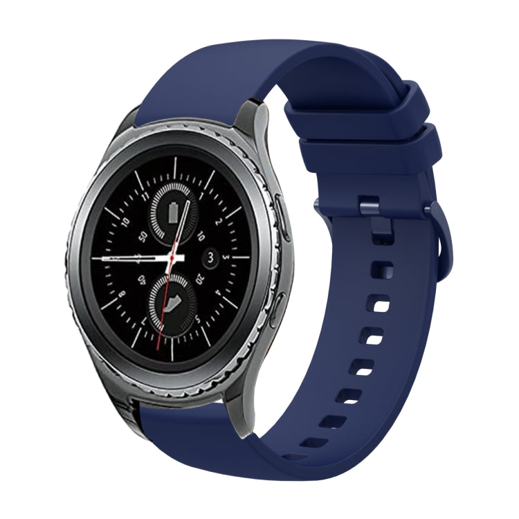20mm 無地ソフトシリコンウォッチバンド、Samsung Gear S2 Classic用、Samsung Galaxy Watch Active 2 40mm用
