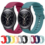 20mm 無地ソフトシリコンウォッチバンド、Samsung Gear S2 Classic用、Samsung Galaxy Watch Active 2 40mm用