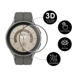Samsung Galaxy Watch5 Pro 45mm用 ENKAY 3Dフルカバレッジ HDスクリーンプロテクターフィルム、1枚、2枚、5枚、10枚