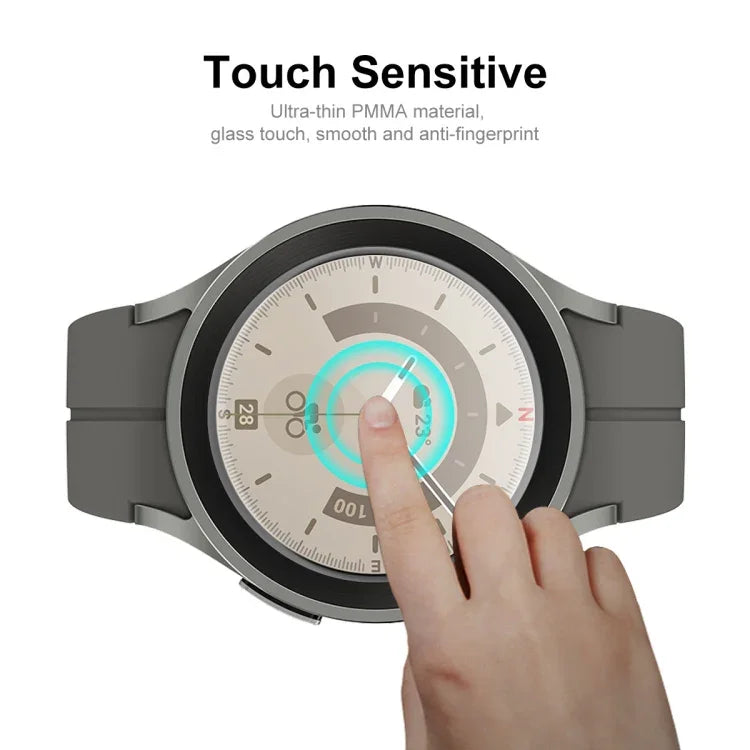Samsung Galaxy Watch5 Pro 45mm用 ENKAY 3Dフルカバレッジ HDスクリーンプロテクターフィルム、1枚、2枚、5枚、10枚