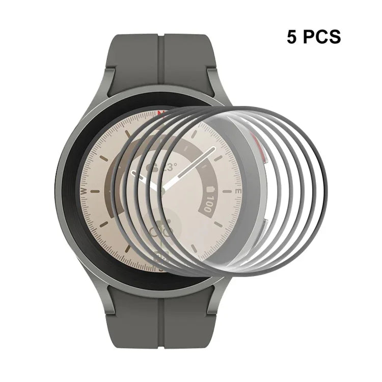 Samsung Galaxy Watch5 Pro 45mm用 ENKAY 3Dフルカバレッジ HDスクリーンプロテクターフィルム、1枚、2枚、5枚、10枚