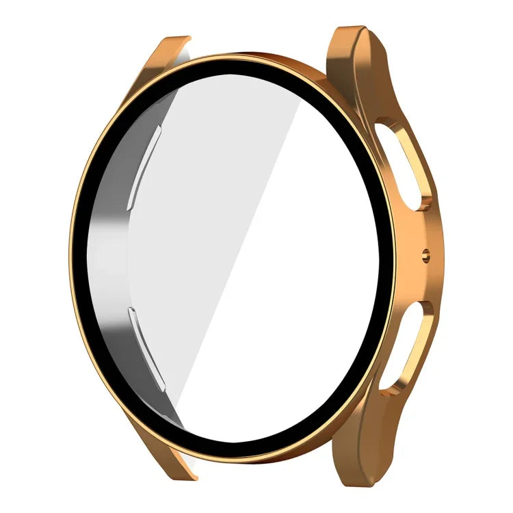 Samsung Galaxy Watch5 44mm用 ENKAY Hat-Prince フルカバレッジ PCフレーム＋9H強化ガラスケース