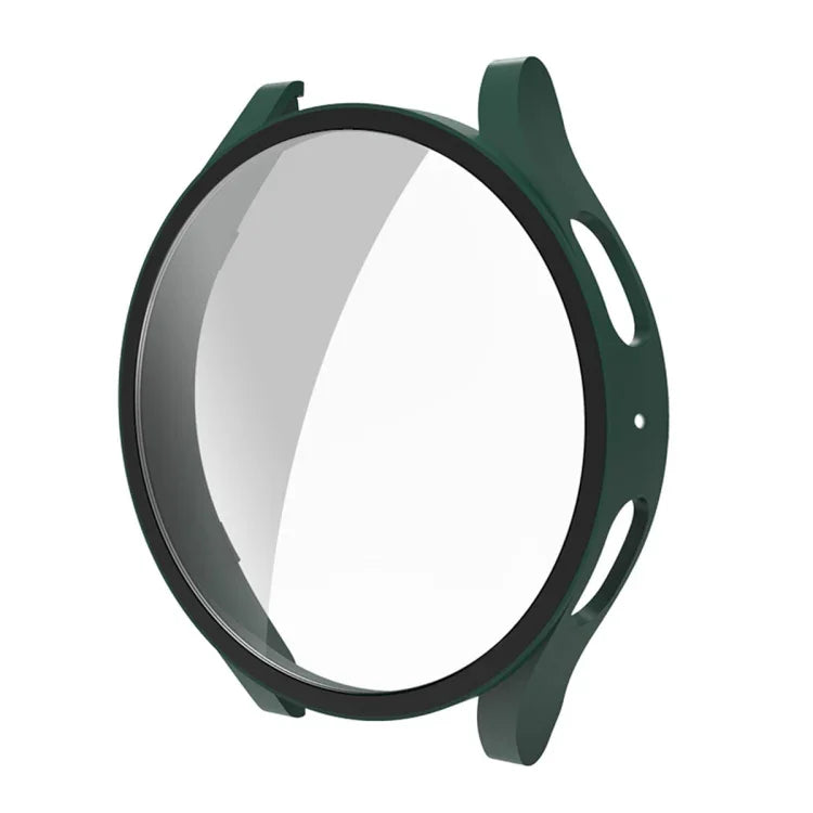 Samsung Galaxy Watch5 44mm用 ENKAY Hat-Prince フルカバレッジ PCフレーム＋9H強化ガラスケース