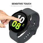 Samsung Galaxy Watch5 44mm用 ENKAY Hat-Prince フルカバレッジ PCフレーム＋9H強化ガラスケース