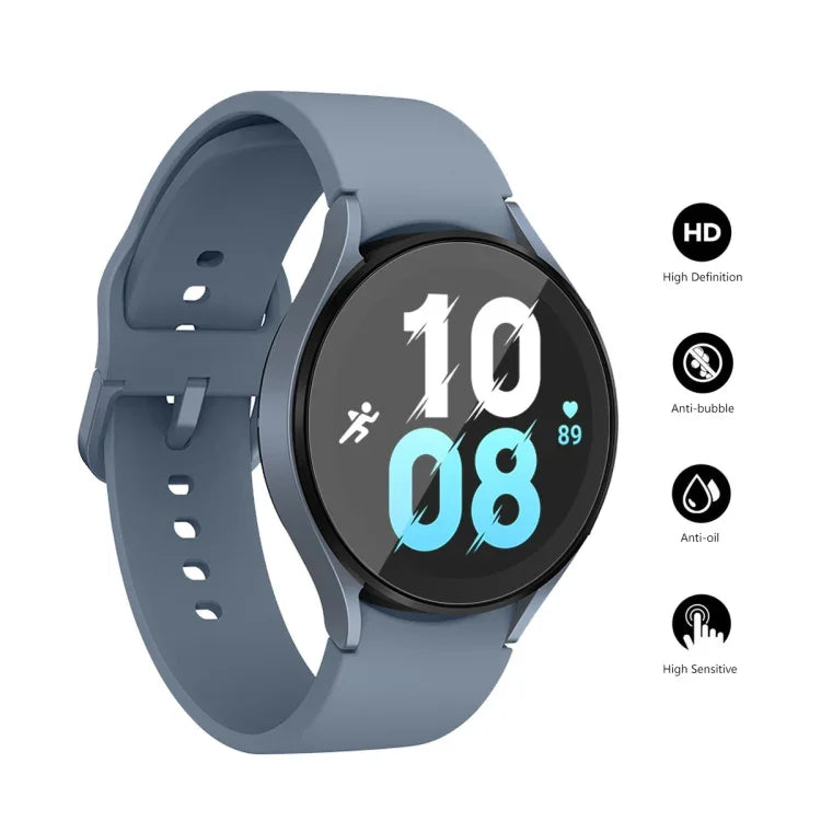 Samsung Galaxy Watch5 44mm用 ENKAY Hat-Prince フルスクリーンカバレッジ TPUソフトフィルム、1枚、2枚