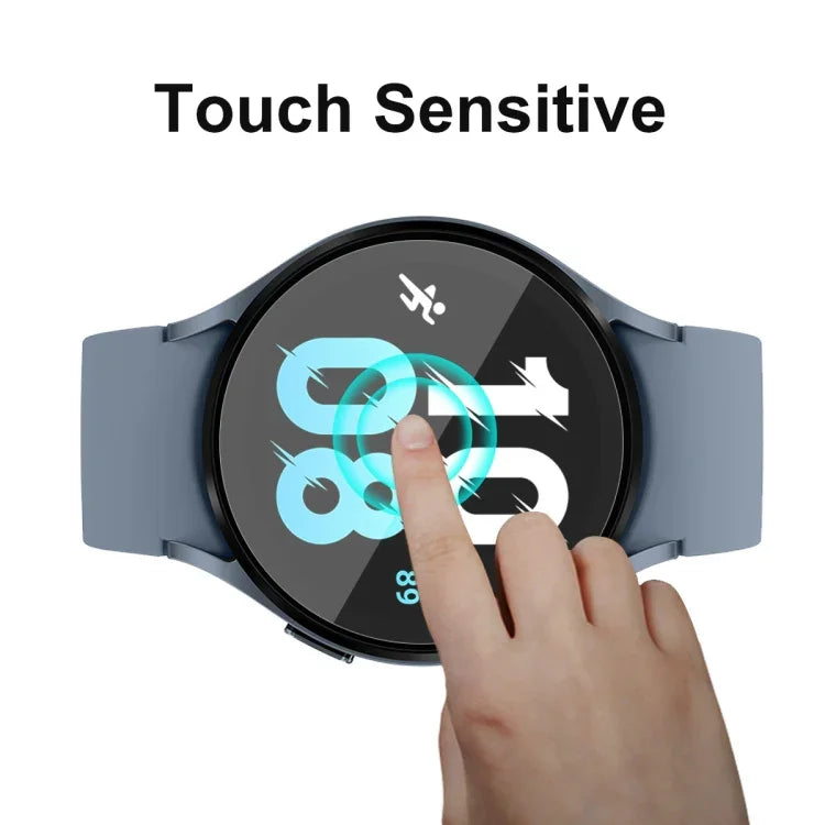 Samsung Galaxy Watch5 44mm用 ENKAY Hat-Prince フルスクリーンカバレッジ TPUソフトフィルム、1枚、2枚