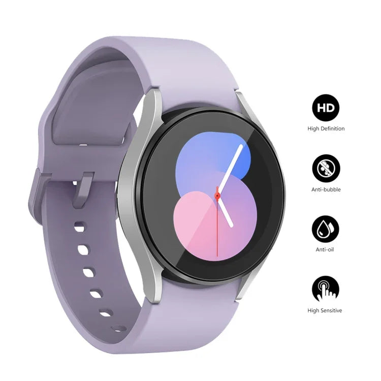 Samsung Galaxy Watch5 40mm用 ENKAY Hat-Prince フルスクリーンカバレッジ TPUソフトフィルム、1枚、2枚