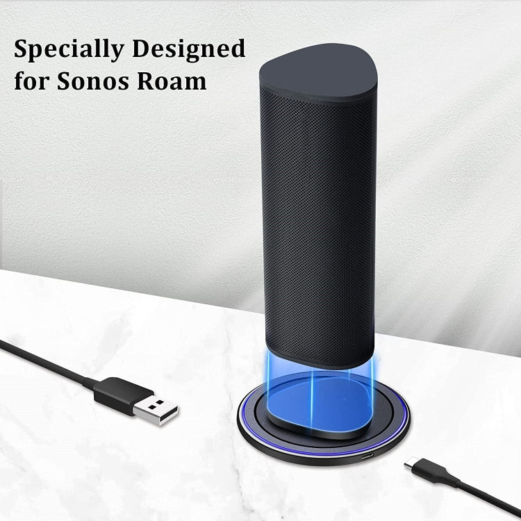 Sonos Roam Bluetoothスピーカー用マグネット式ワイヤレス充電ドック、Sonos Roam用