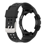 アーマー一体型 TPU ダブルピンバックル スマートウォッチバンド、Samsung Galaxy Watch5 40mm用、Samsung Galaxy Watch5 44mm用、Samsung Galaxy Watch4 44mm用