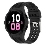 アーマー一体型 TPU ダブルピンバックル スマートウォッチバンド、Samsung Galaxy Watch5 40mm用、Samsung Galaxy Watch5 44mm用、Samsung Galaxy Watch4 44mm用
