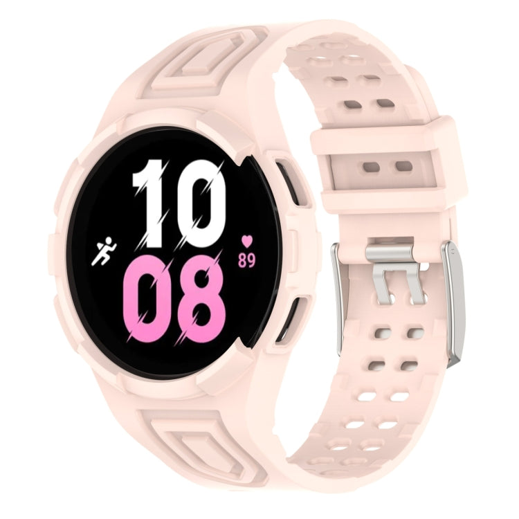 アーマー一体型 TPU ダブルピンバックル スマートウォッチバンド、Samsung Galaxy Watch5 40mm用、Samsung Galaxy Watch5 44mm用、Samsung Galaxy Watch4 44mm用