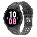 アーマー一体型 TPU ダブルピンバックル スマートウォッチバンド、Samsung Galaxy Watch5 40mm用、Samsung Galaxy Watch5 44mm用、Samsung Galaxy Watch4 44mm用
