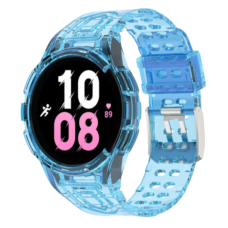 アーマー一体型 TPU ダブルピンバックル スマートウォッチバンド、Samsung Galaxy Watch5 40mm用、Samsung Galaxy Watch5 44mm用、Samsung Galaxy Watch4 44mm用