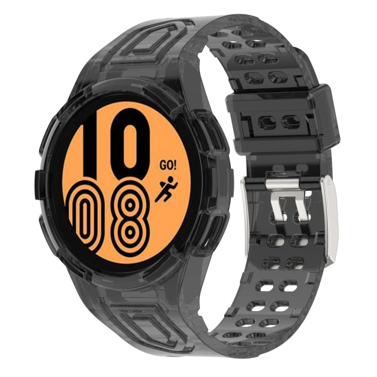 アーマー一体型 TPU ダブルピンバックル スマートウォッチバンド、Samsung Galaxy Watch5 40mm用、Samsung Galaxy Watch5 44mm用、Samsung Galaxy Watch4 44mm用