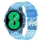 アーマー一体型TPUダブルピンバックルスマートウォッチバンド、Samsung Galaxy Watch4 40mm用、Samsung Galaxy Watch4 Classic 46mm用