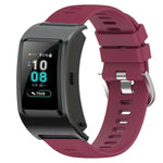 18mm Solid Color Silicone Watch Band, For Huawei Band B5, For Honor S1