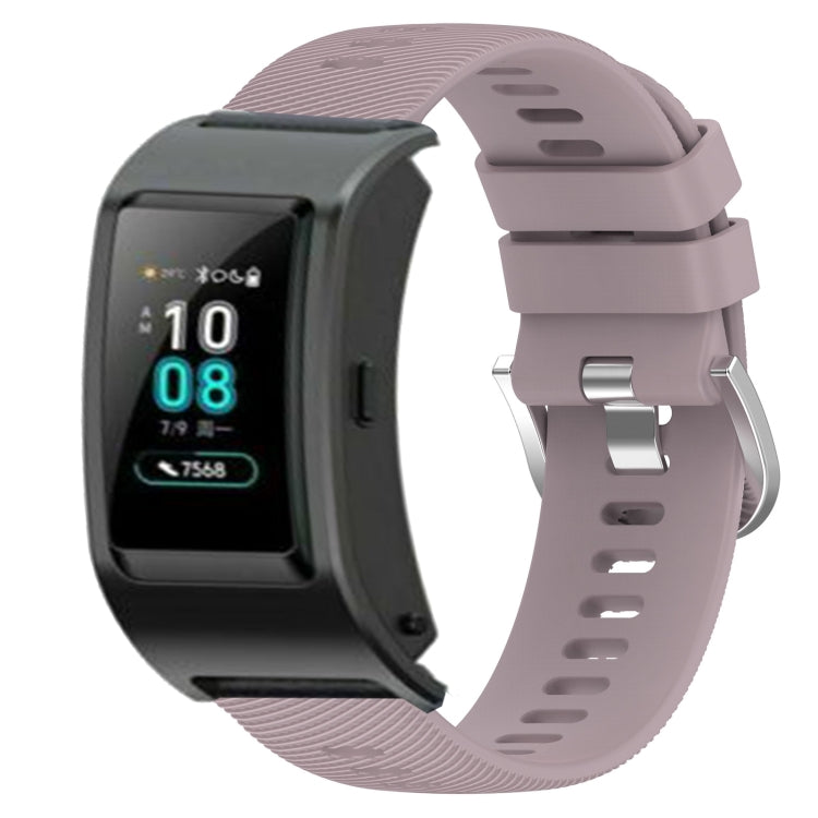 18mm Solid Color Silicone Watch Band, For Huawei Band B5, For Honor S1