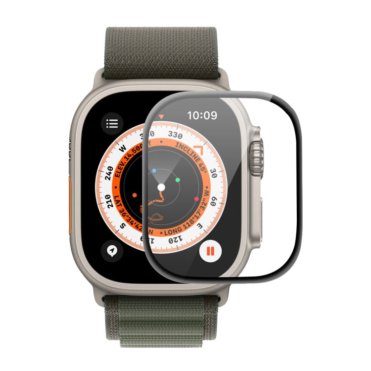 ENKAY 3D ソフト PC エッジ PMMA スクリーンフィルム Apple Watch Ultra / Ultra 2 / Ultra 3 49mm 用、1枚、2枚、5枚、10枚