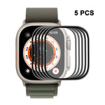 ENKAY 3D ソフト PC エッジ PMMA スクリーンフィルム Apple Watch Ultra / Ultra 2 / Ultra 3 49mm 用、1枚、2枚、5枚、10枚