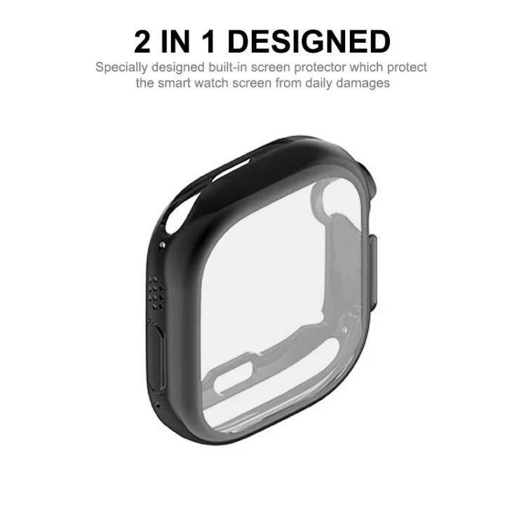 ENKAY 電気めっきソフトTPUケース スクリーンフィルム付き Apple Watch Ultra 3 / 2 / 1 49mm用