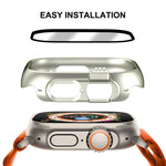 Apple Watch Ultra 3 / 2 / 1 49mm用 ENKAY 2-in-1 PCケース + フルカバレッジ9H強化ガラスフィルム