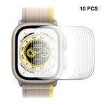 Apple Watch Ultra 1 / 2 / 3 49mm用 ENKAY 0.2mm 9H強化ガラスウォッチフィルム、1枚、2枚、5枚、10枚