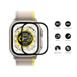 Apple Watch Ultra 1 / 2 / 3 49mm用 ENKAY 9Hフルカバー強化ガラスウォッチフィルム、1枚、2枚、5枚、10枚