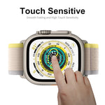 Apple Watch Ultra 1 / 2 / 3 49mm用 ENKAY 9Hフルカバー強化ガラスウォッチフィルム、1枚、2枚、5枚、10枚