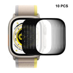 Apple Watch Ultra 1 / 2 / 3 49mm用 ENKAY 9Hフルカバー強化ガラスウォッチフィルム、1枚、2枚、5枚、10枚