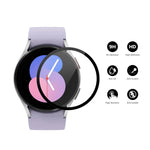 Samsung Galaxy Watch5 40mm用 ENKAY 9H フルカバー 強化ガラス 保護フィルム, 1枚, 2枚, 5枚, 10枚
