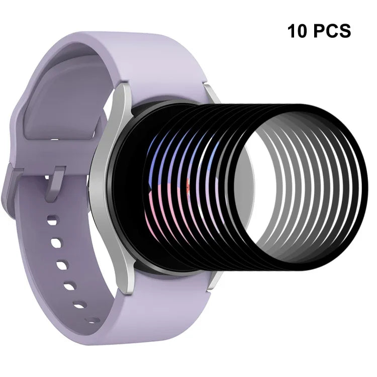 Samsung Galaxy Watch5 40mm用 ENKAY 9H フルカバー 強化ガラス 保護フィルム, 1枚, 2枚, 5枚, 10枚