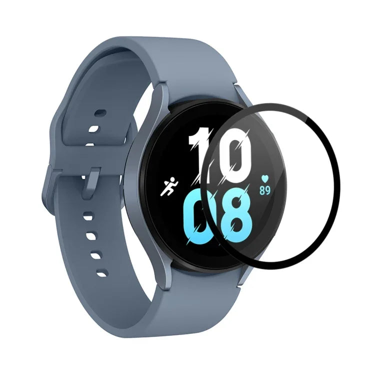 Samsung Galaxy Watch5 44mm用 ENKAY 9H フルカバー 強化ガラス 保護フィルム, 1枚, 2枚, 5枚, 10枚