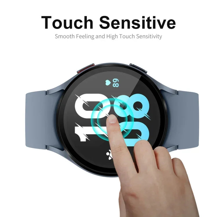 Samsung Galaxy Watch5 44mm用 ENKAY 9H フルカバー 強化ガラス 保護フィルム, 1枚, 2枚, 5枚, 10枚