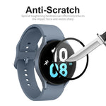 Samsung Galaxy Watch5 44mm用 ENKAY 9H フルカバー 強化ガラス 保護フィルム, 1枚, 2枚, 5枚, 10枚