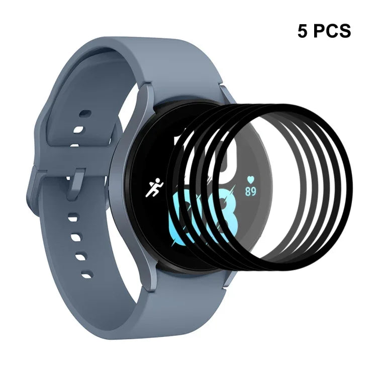 Samsung Galaxy Watch5 44mm用 ENKAY 9H フルカバー 強化ガラス 保護フィルム, 1枚, 2枚, 5枚, 10枚