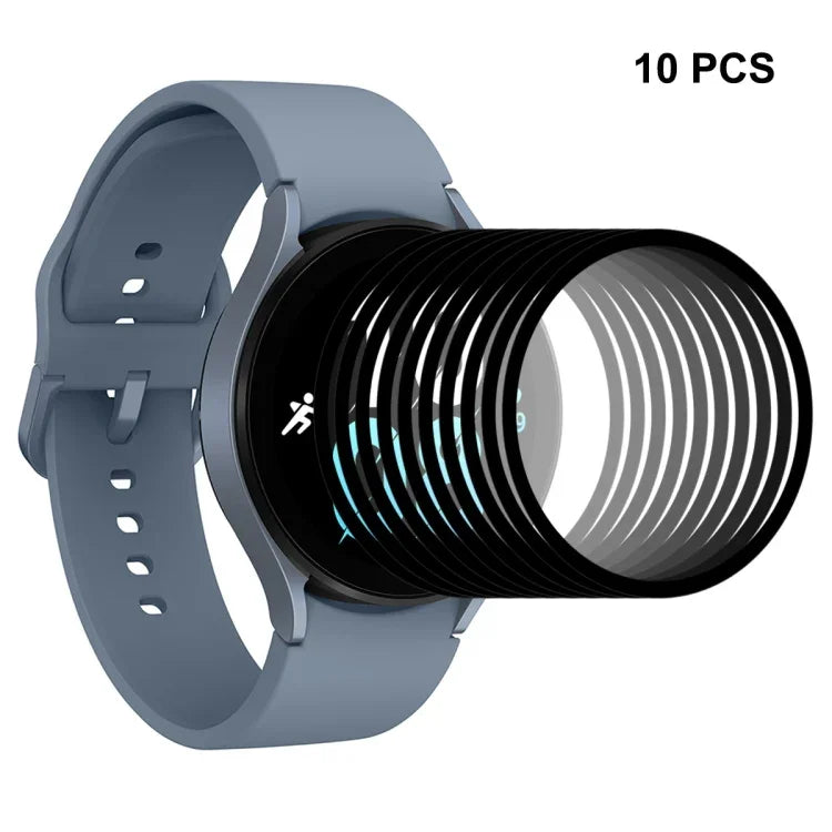 Samsung Galaxy Watch5 44mm用 ENKAY 9H フルカバー 強化ガラス 保護フィルム, 1枚, 2枚, 5枚, 10枚
