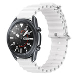22mm オーシャンスタイル シリコン ソリッドカラー 時計バンド、Samsung Galaxy Watch3 45mm 用、Samsung Galaxy Watch 46mm 用、Samsung Gear S3 Classic 用、Samsung Gear S3 Frontier 用